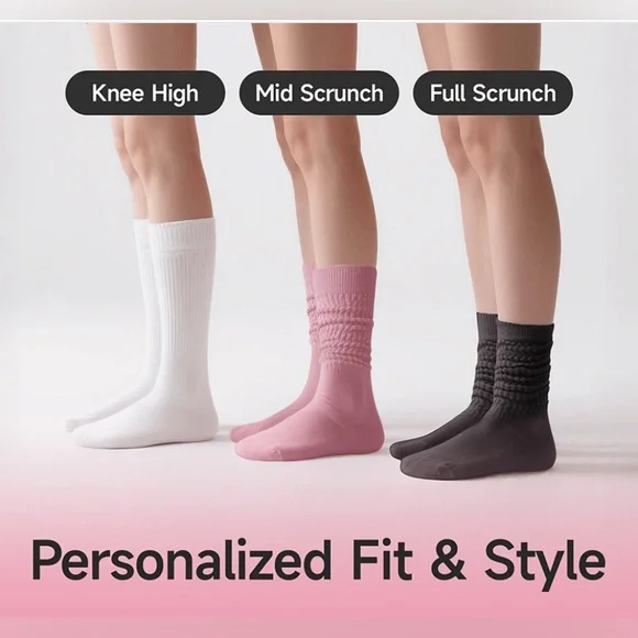 Rolling Bunny Pilates Socks, Barre Yoga Socks 3 Pairs Premium Cotton-Blend Socks - Picture 2 of 13